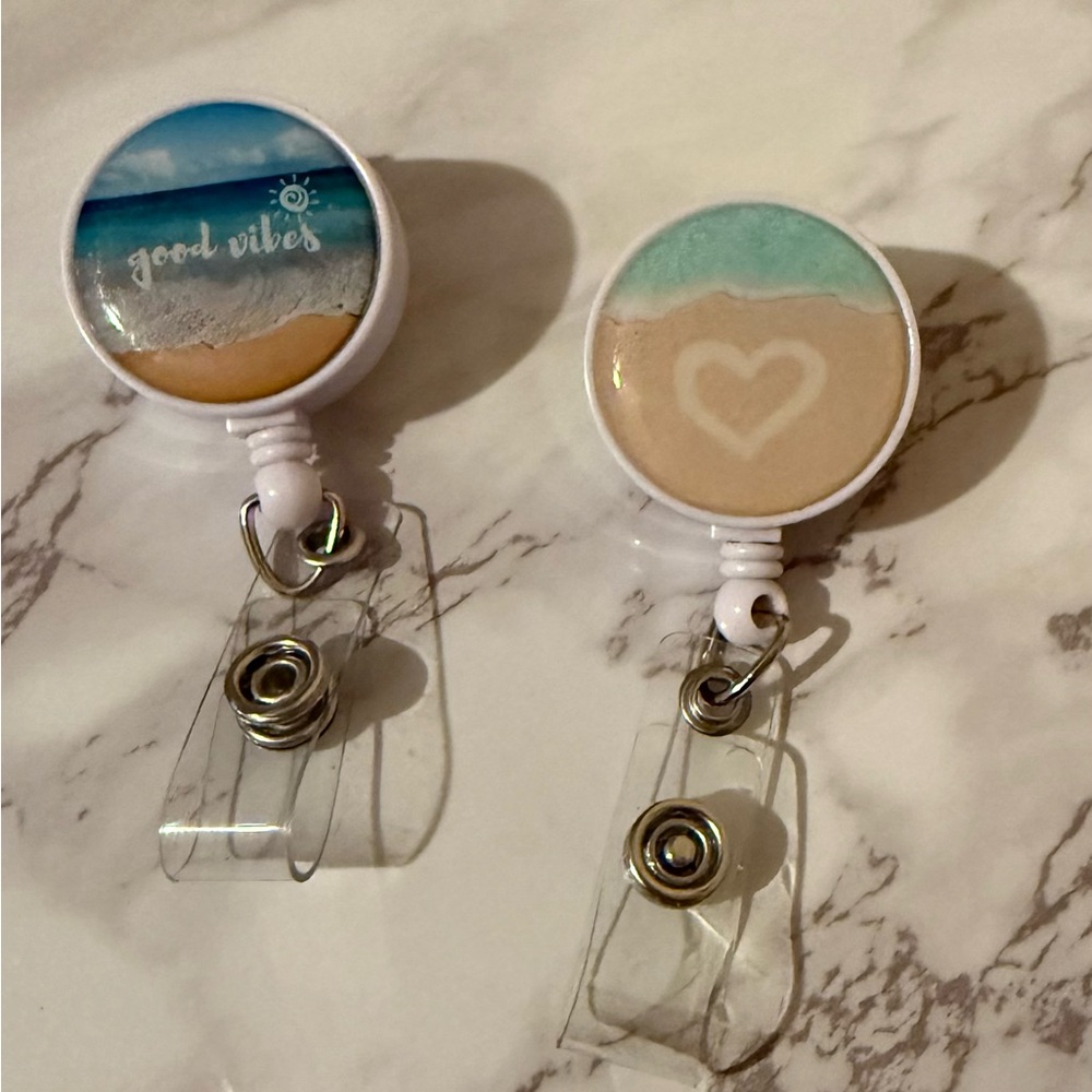 Beach Theme Badge Reels